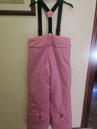 Pantalones esquí niña rosa - Impermeables