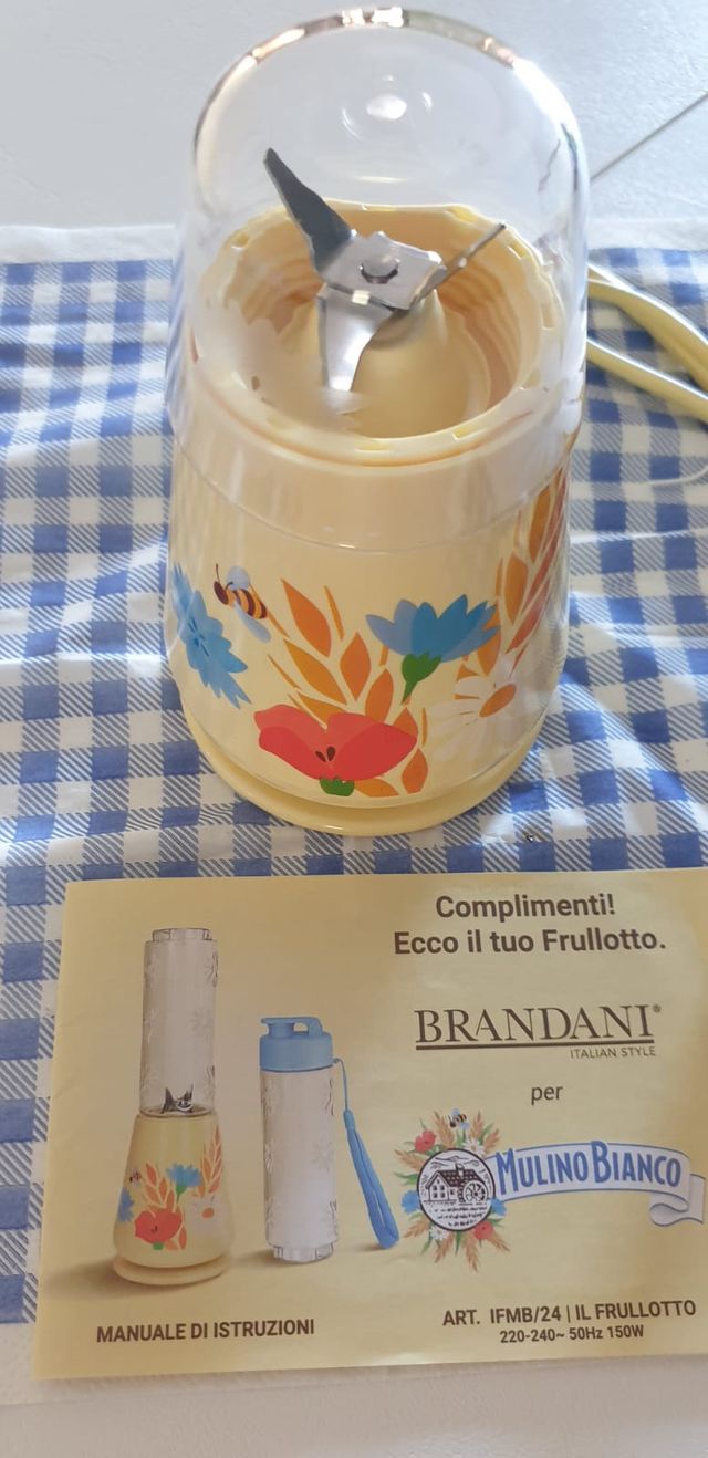 Frullatore Brandani Mulino Bianco + 2 Borracce