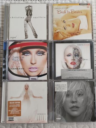 Colección Christina Aguilera 6 álbumes 