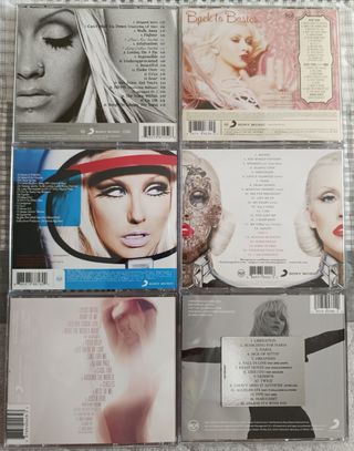 Colección Christina Aguilera 6 álbumes 