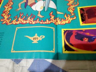 Album de cromos. 2.mafalda y Aladdin