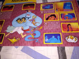 Album de cromos. 2.mafalda y Aladdin