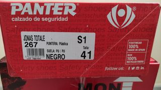 Zapatos de seguridad Panter Jonas Tonale negros