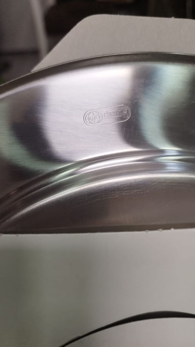 6 Piatti sottopiatti AMC acciaio