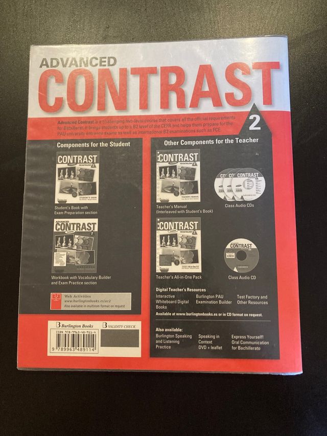 Workbook ADVANCED CONTRAST 2 bachillerato