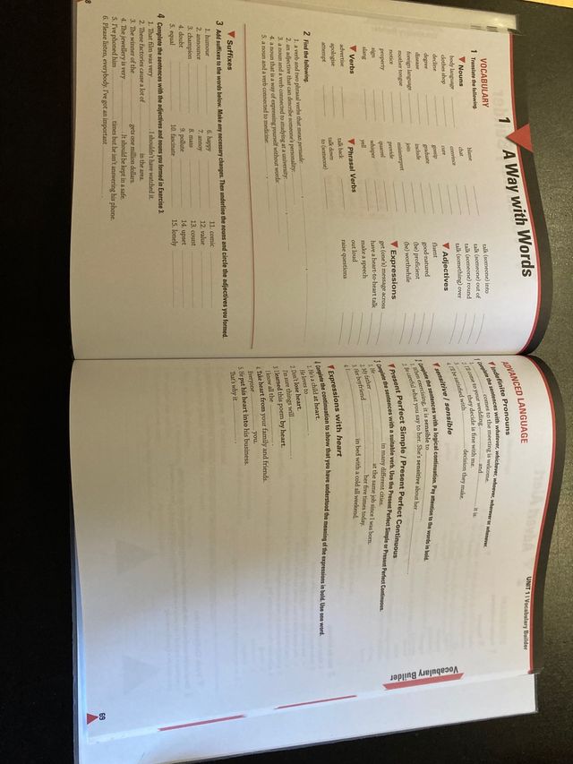 Workbook ADVANCED CONTRAST 2 bachillerato