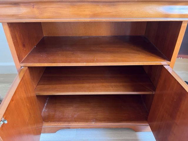 Mueble TV madera cerezo