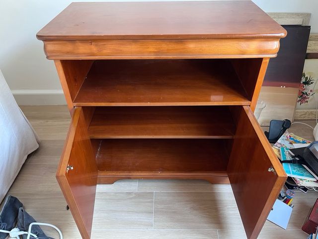 Mueble TV madera cerezo