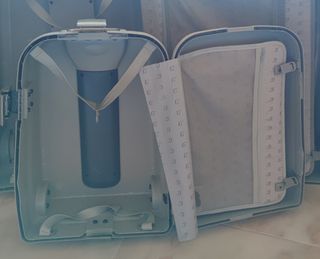 Maleta rígida de cabina color gris 