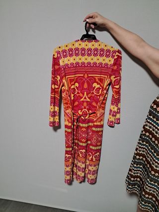 Vestido Punt Roma Rojo-Amarillo nuevo