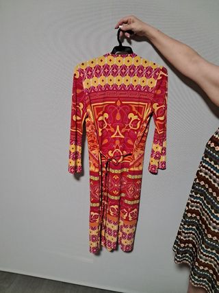Vestido Punt Roma Rojo-Amarillo nuevo