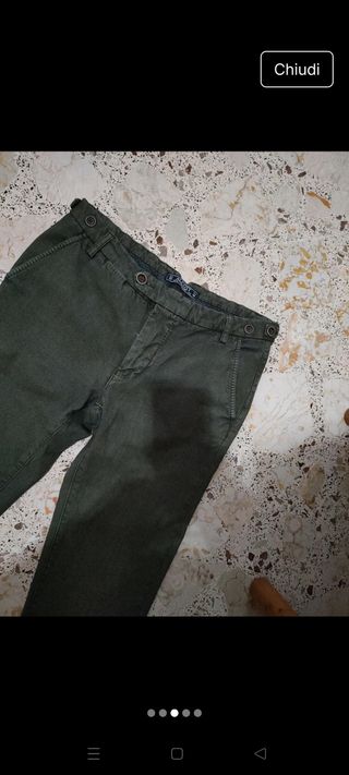 Pantaloni Chino Alcott Verde Oliva