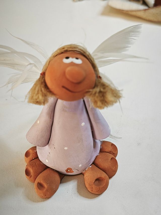 Angelo Custode in terracotta