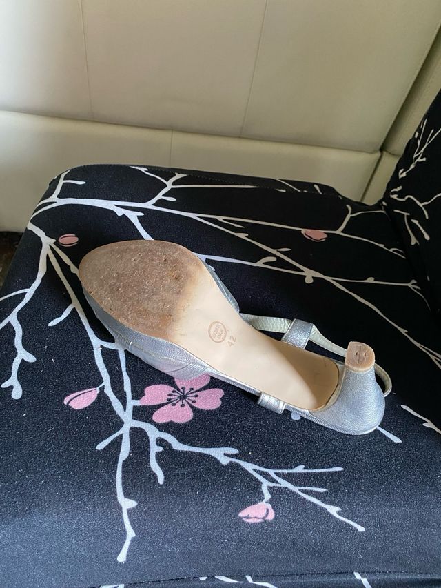 Sandalias plata fiesta