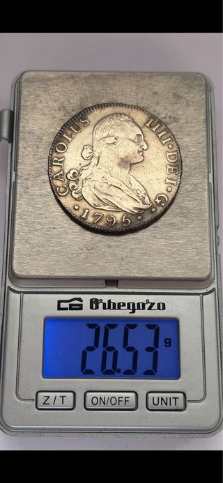 8 Reales 1795 Sevilla (MBC+) Carlos IIII