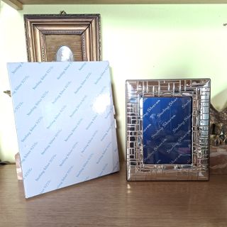 Cornice Portafoto Argento 925 massiccio foto 13x18