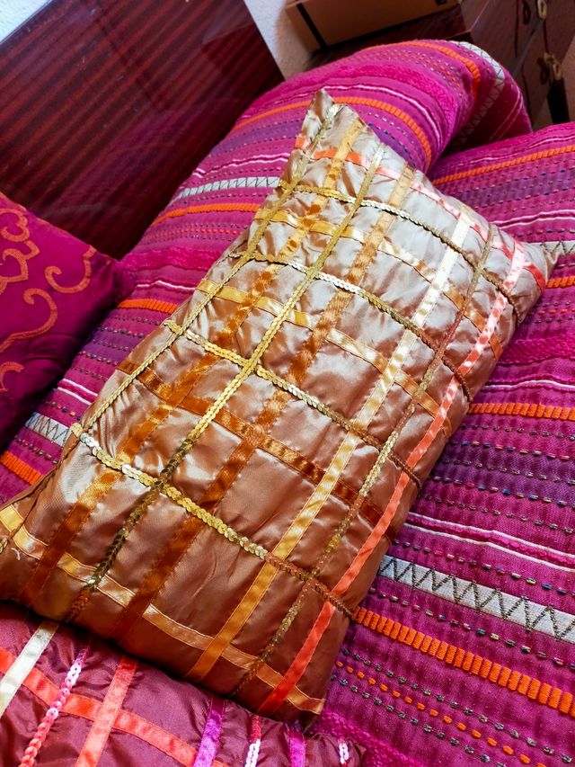 Pareja de Cojines decorativos brillantes