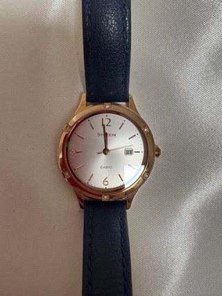 Reloj Casio Sheen Mujer - Azul y Dorado