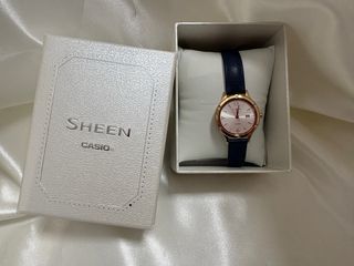 Reloj Casio Sheen Mujer - Azul y Dorado