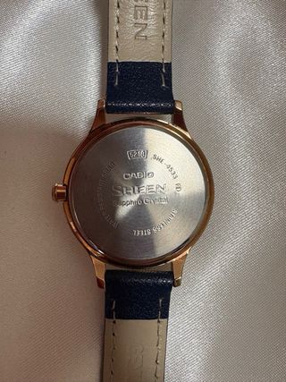Reloj Casio Sheen Mujer - Azul y Dorado