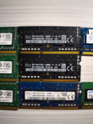 RAM DDR3L SODIMM: Crucial, NEC, Samsung