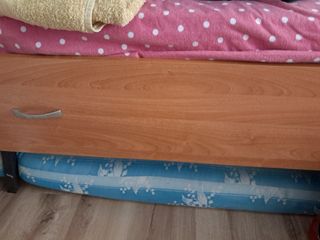 Cama nido + 3 colchones rosa