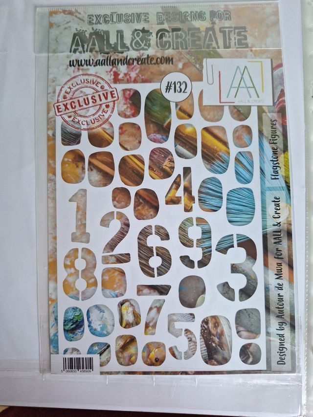 Stencil All&Create #132 Números