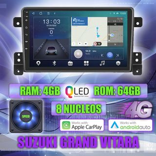 PANTALLA GPS SUZUKI GRAND VITARA 2005-2017 CARPLAY
