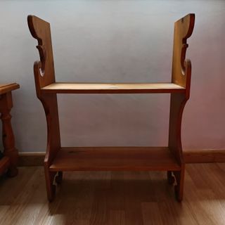 Estantería madera 2 baldas