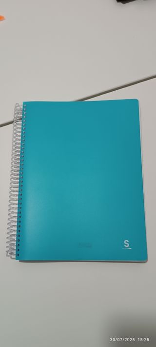 Blocco notes spirale - Turchese