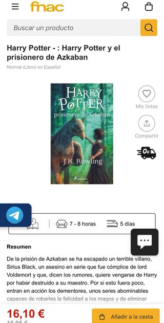 harry potter 3 el prisionero de azkaban. 