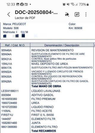 Peugeot 508 RXH BlueHDi 180CV Etiqueta C