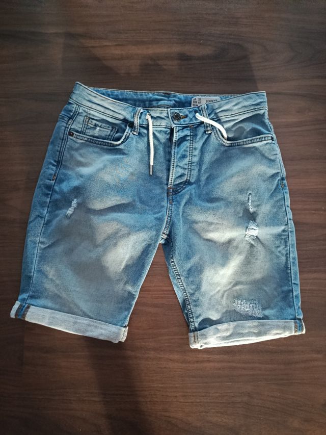 Shorts vaqueros hombre - M