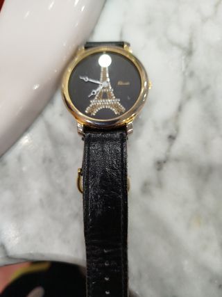 Reloj Claudine dorado y negro