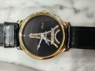 Reloj Claudine dorado y negro