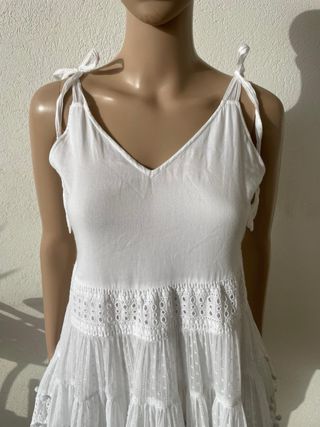 Vestito bianco romantico taglia M