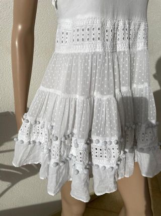 Vestito bianco romantico taglia M