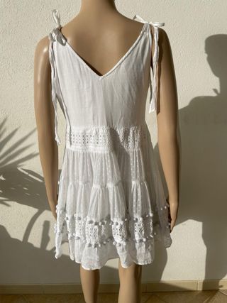 Vestito bianco romantico taglia M