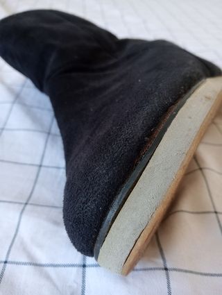 Botines negros - botines de borreguillo