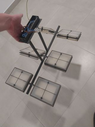 Lampara de techo 6 focos.