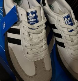 Zapatillas Bambas SAMBA Adidas blancas