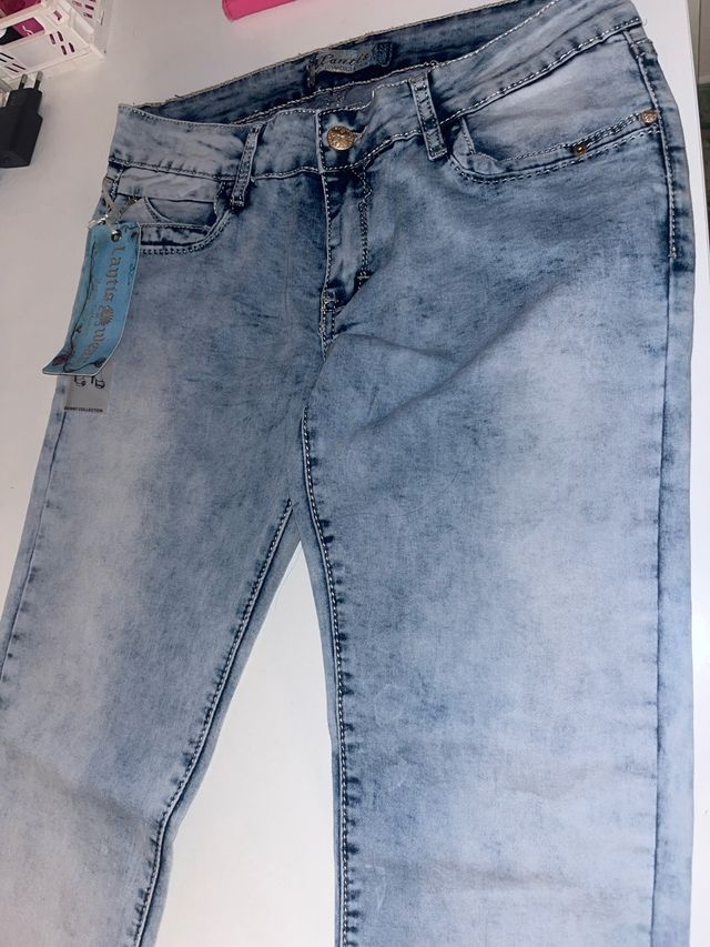 Jeans Layus Couleur Skinny - Azul