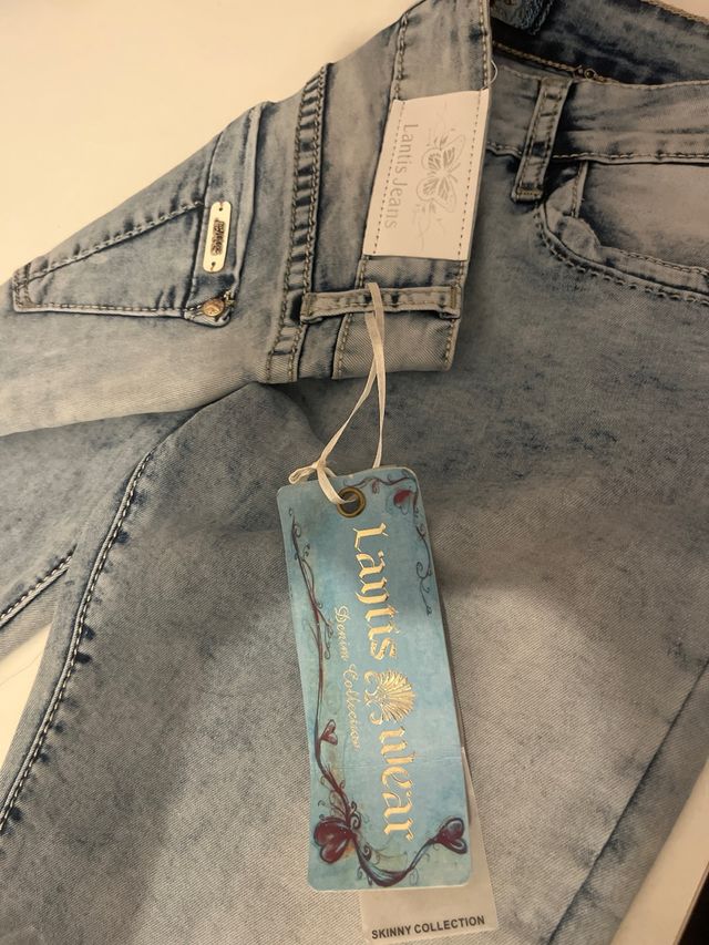 Jeans Layus Couleur Skinny - Azul