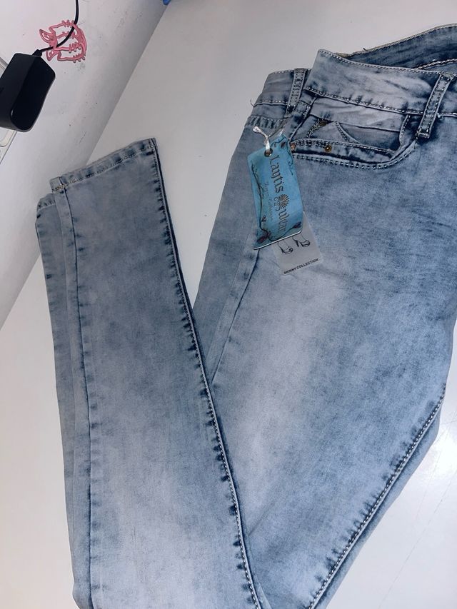 Jeans Layus Couleur Skinny - Azul