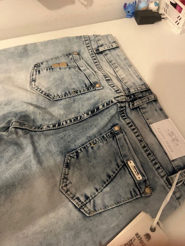 Jeans Layus Couleur Skinny - Azul