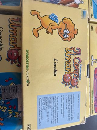 VHS Il Corpo Umano: 13 videocassette