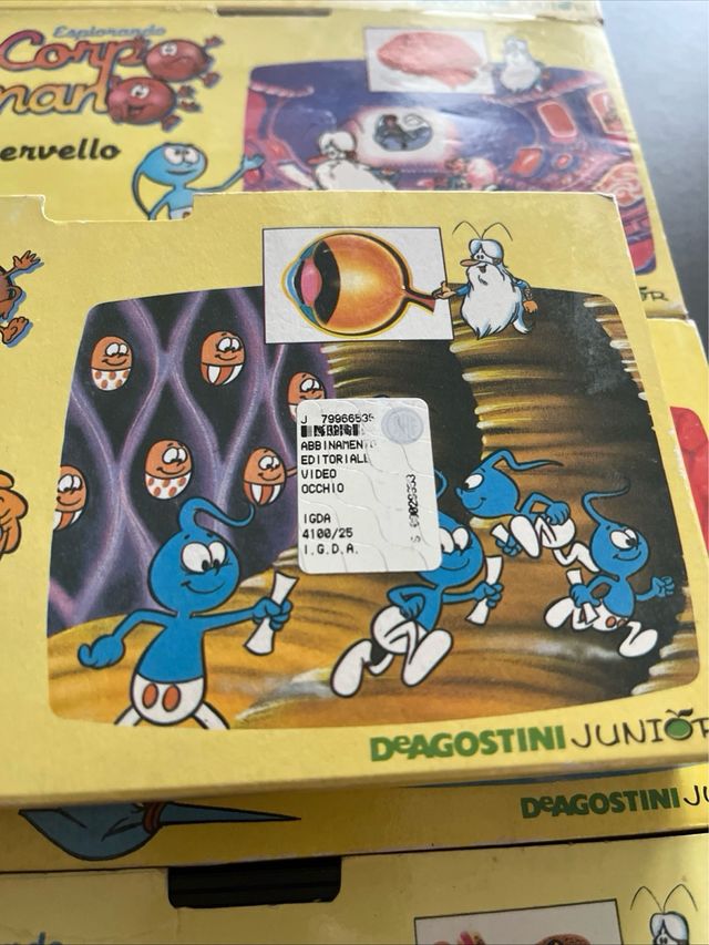 VHS Il Corpo Umano: 13 videocassette