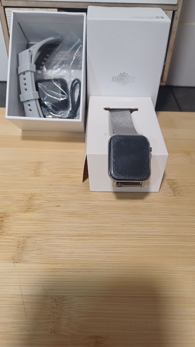 Smartwatch GOKOO plateado