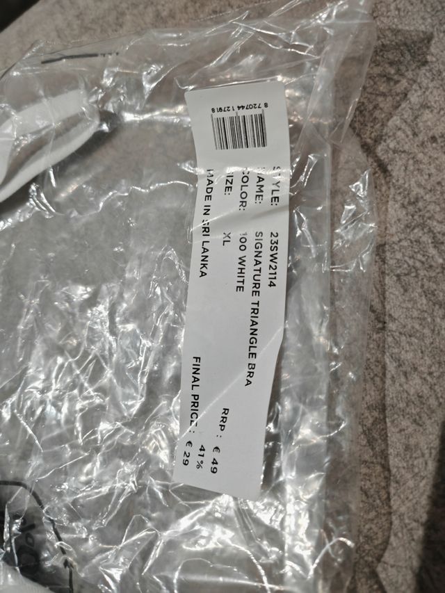 Conjunto Karl Lagerfeld blanco - Talla L