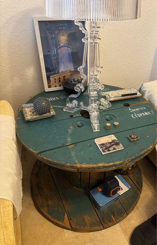 Mesa bobina vintage - madera